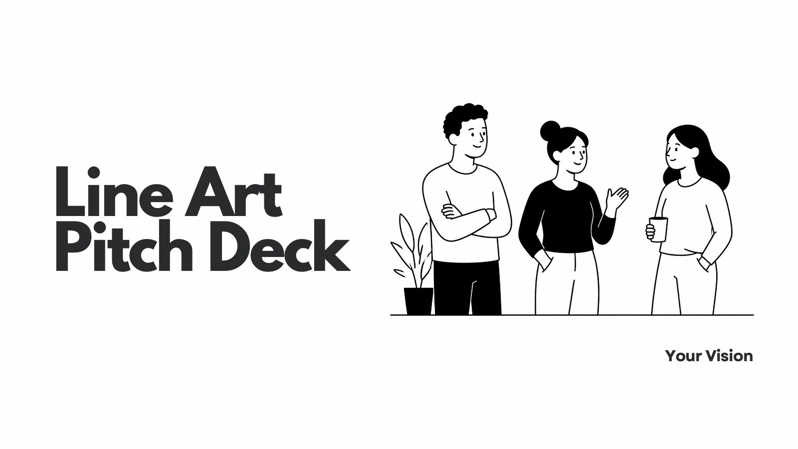 Line Art Pitch Deck