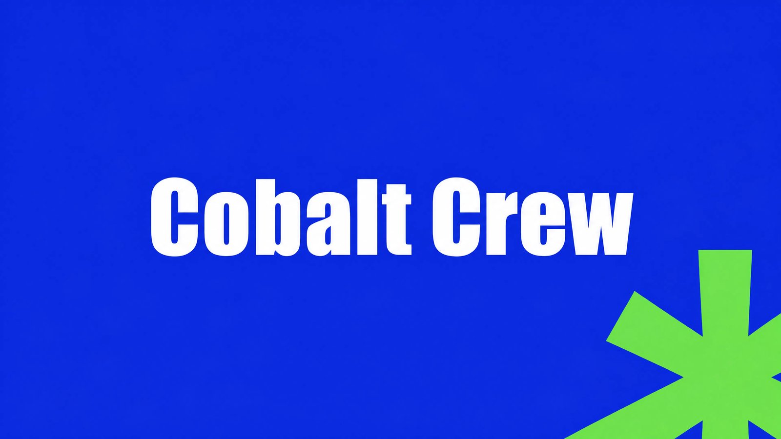 Cobalt Crew